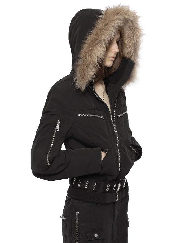 Nylon Jacket Faux Fur Jacket Real Fur Jacket Shearling Jacket