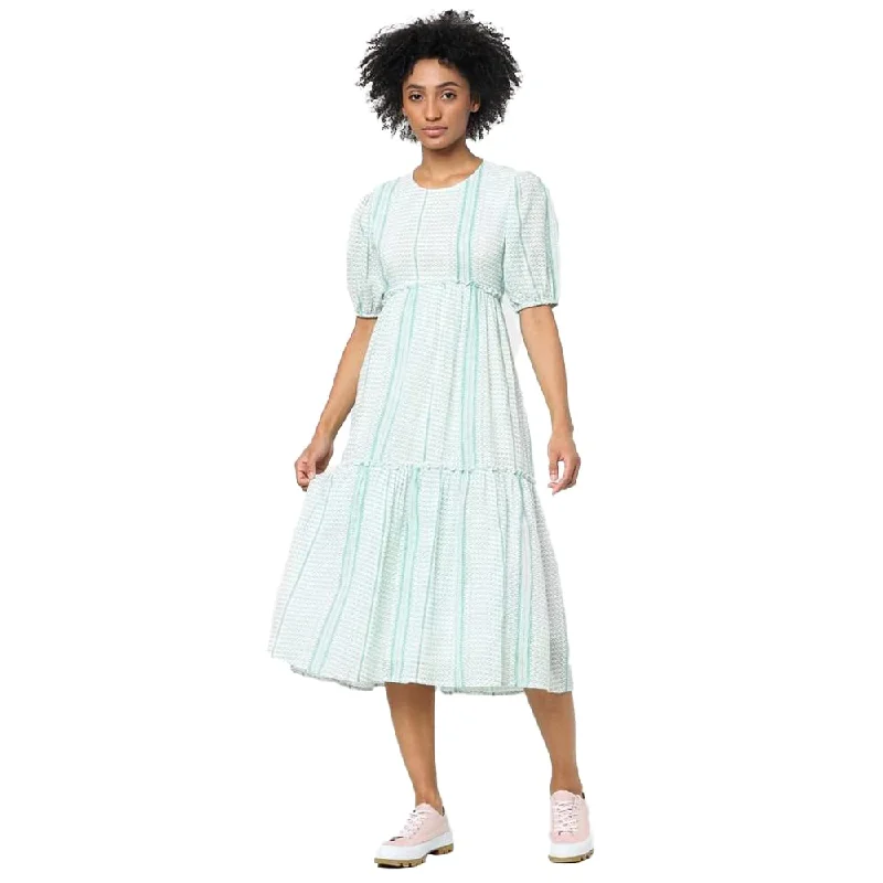 Only Women's Cotton Classic Maxi Dress (15277109-Jelly Bean_Green_34) Cozy Ruffle Sleeve Maxi Dress Only Women's Cotton Classic Maxi Dress (15277109-Jelly Bean_Green_34) Cozy Ruffle Sleeve Maxi Dress