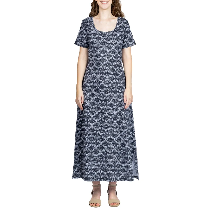 Spotted Eagle Rays Maxi Dress Elegant Floral Maxi Dress