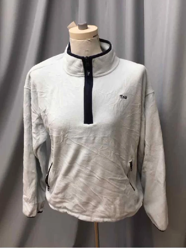 TNA SIZE LARGE Ladies JACKET Wool Fabric Cashmere Fabric Tweed Fabric