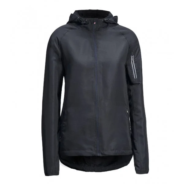 Expert Women's Black Hooded Swift Tec Jacket Snapped Jacket Toggled Jacket Drawstring Jacket Expert Women's Black Hooded Swift Tec Jacket Snapped Jacket Toggled Jacket Drawstring Jacket