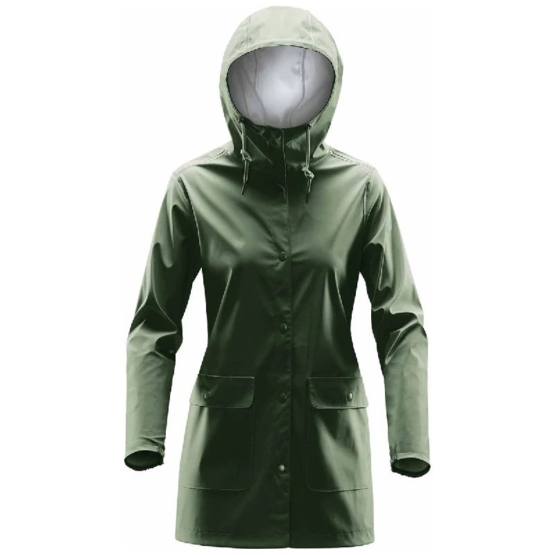 Stormtech Women's Earth Squall Rain Jacket Satin Jacket Silk Jacket Chiffon Jacket