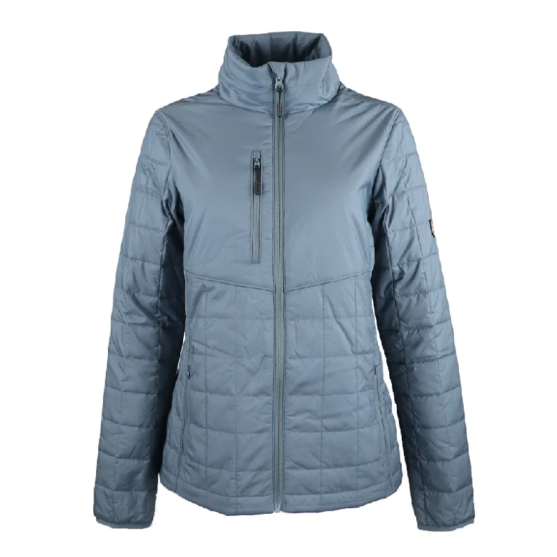 48-Hour Zusa Women's Charcoal St. Cloud Puffer Jacket Stand-Up Collar Roll-Neck Collar Turtle Neck