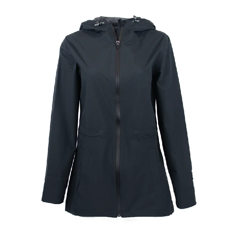48-Hour Zusa Women's Black North Shore Rain Jacket Corduroy Jacket Velvet Jacket Brocade Jacket