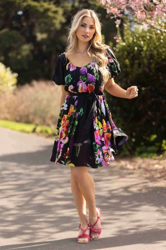 Anne-Marie Mini Dress Classic Floral Mini Dress