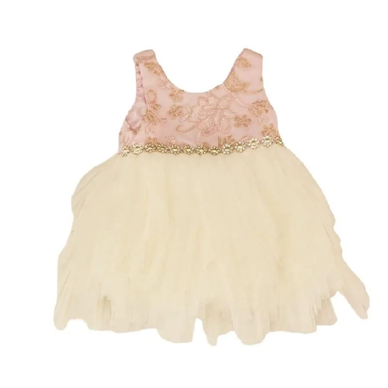 Ivory Color Block Mini Dress Elegant Lace-Up Mini Dress