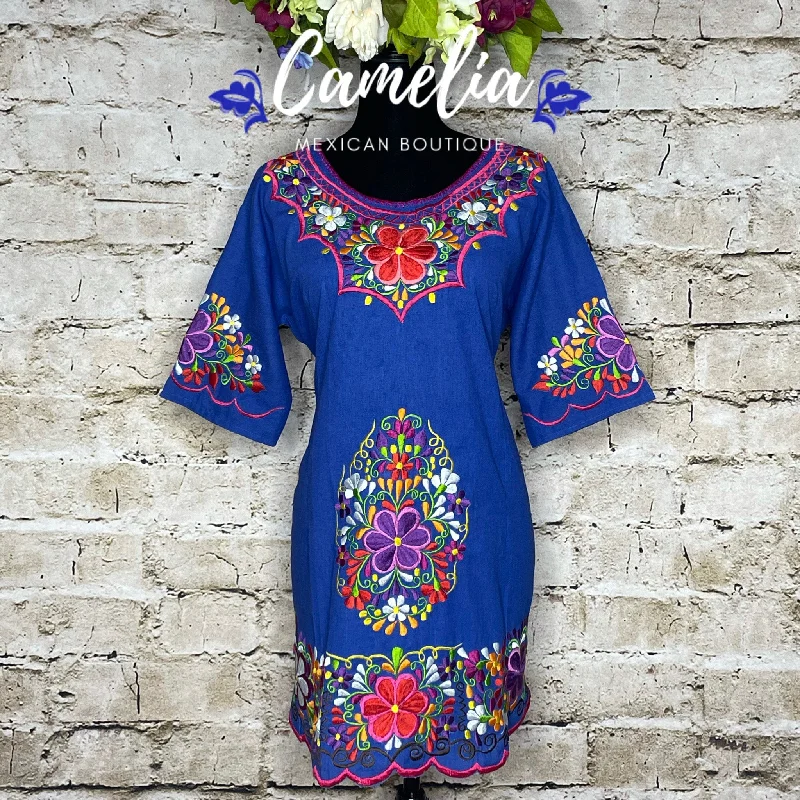 Mexican Mini Dress Zinnia Elegant Lace Mini Dress