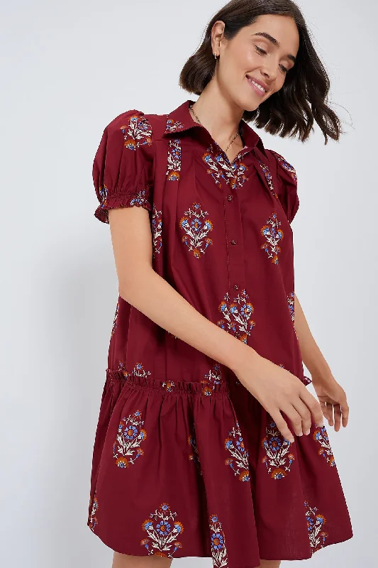 Mulberry Fleur Drifter Mini Dress Stylish Plaid Mini Dress