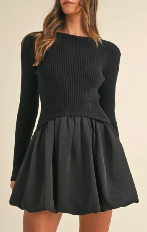 Bubble Mini Dress Stylish Sweetheart Mini Dress