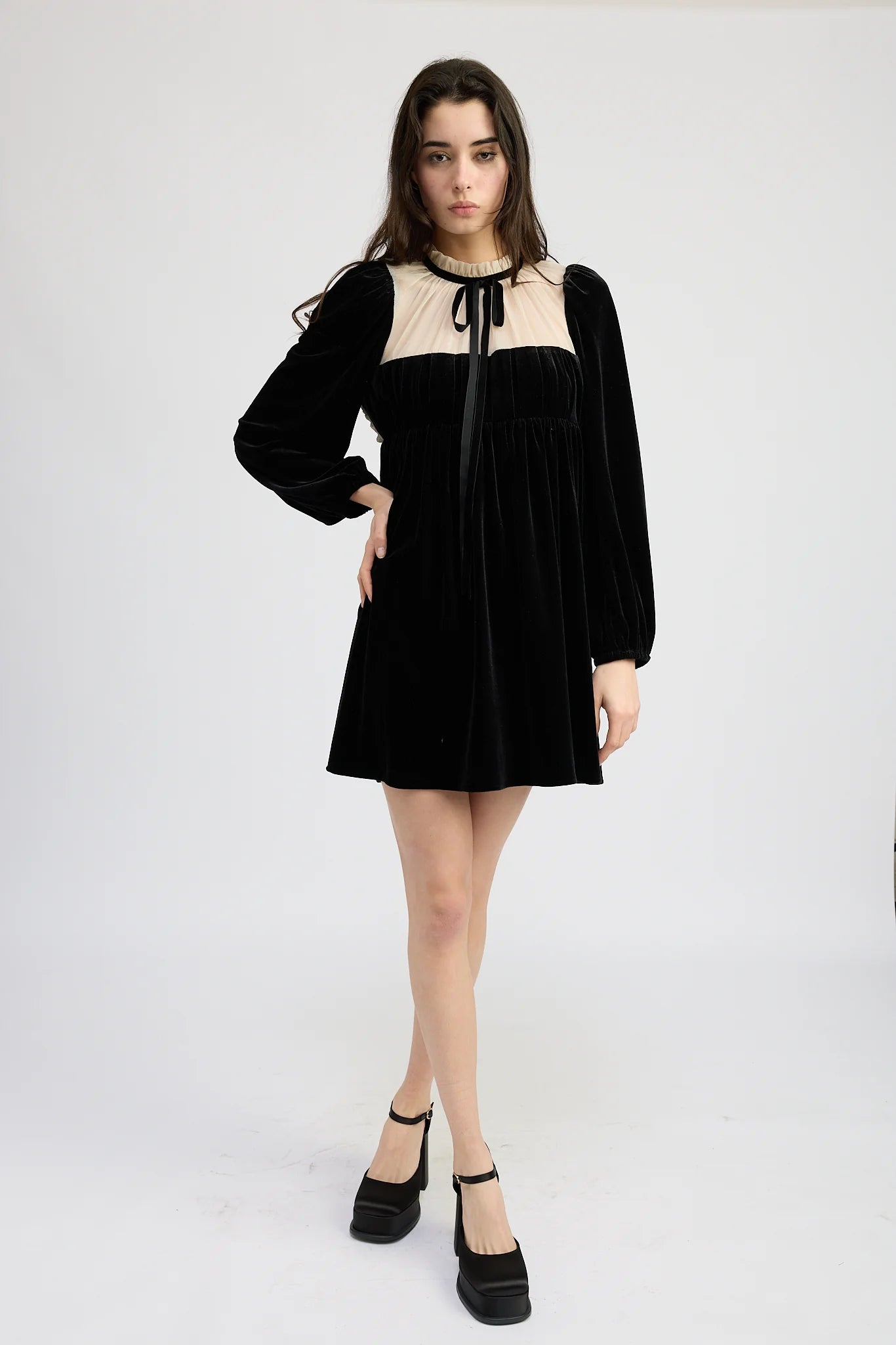 Melina Mini Dress Cozy Knitted Mini Dress