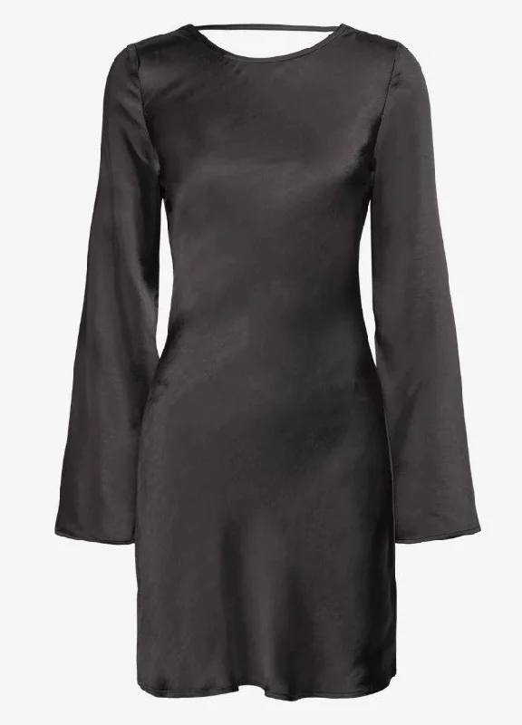 Satin mini dress Trendy Lace Mini Dress