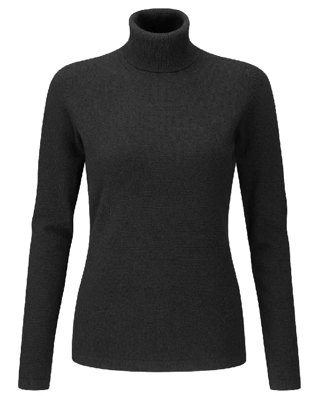 Alan Paine Rebecca Ladies Roll Neck Jumper Elegant Classic Vintage