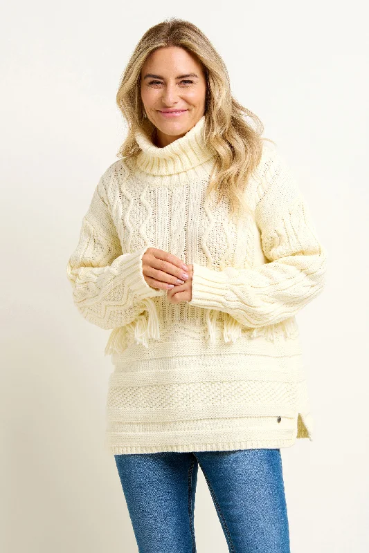 Alba Tassel Knitted Jumper Casual Formal Business