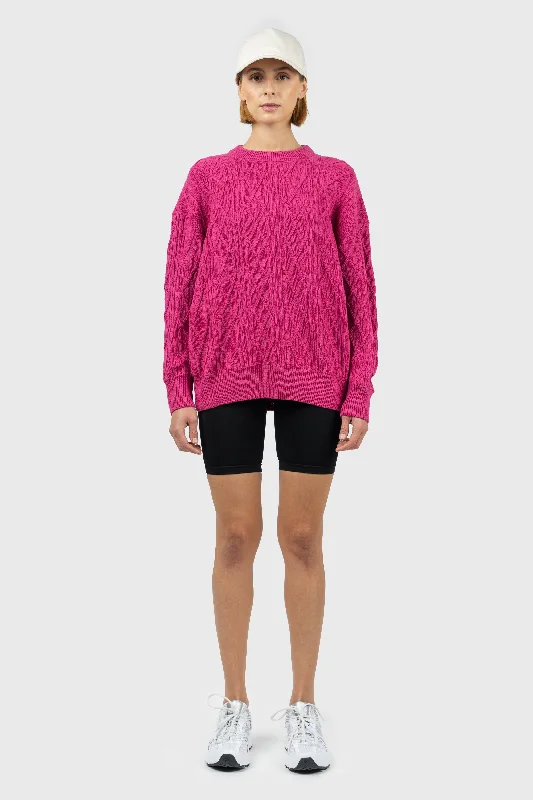 Chunky Knit Jumper Sequined Glittery Shiny