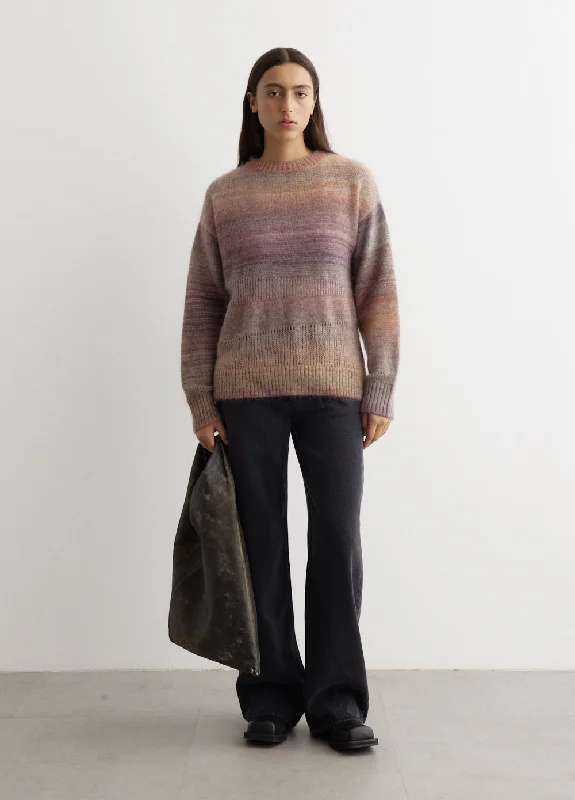 Dusk Oversized Knit Jumper Neon Metallic Matte