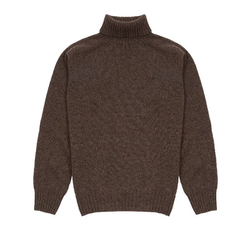 Harley Women's Lambswool Roll-neck Jumper in Porcupine Hooded Sweater Collared Sweater Shawl Collar Harley Women's Lambswool Roll-neck Jumper in Porcupine Hooded Sweater Collared Sweater Shawl Collar