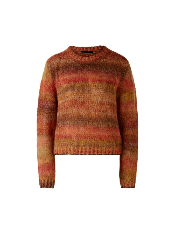 Oui Jumper Red Rose Elasticated Padded Insulated