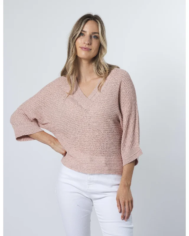Stella + Gemma Christina Jumper - Blush Anti-Pilling Anti-Shrink Durable