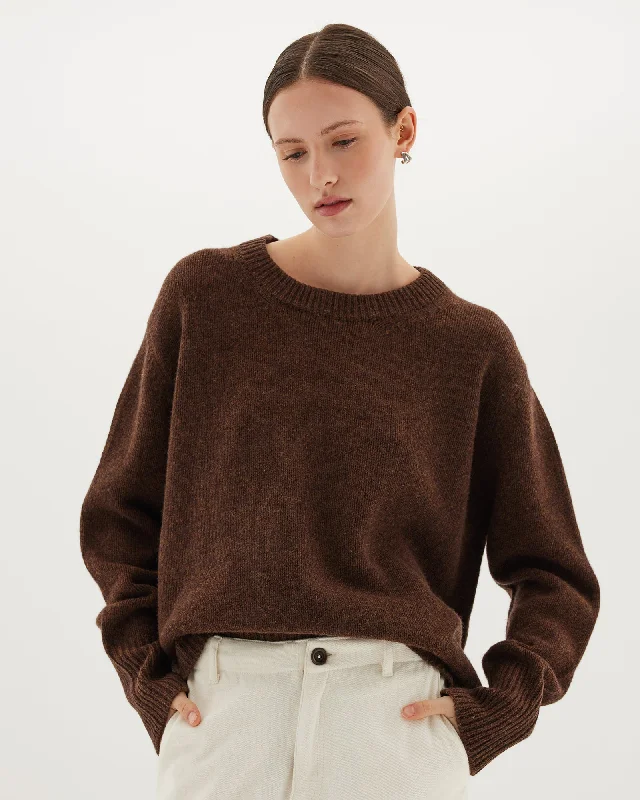 The Crew Jumper | Hickory Bright Pastel Dark