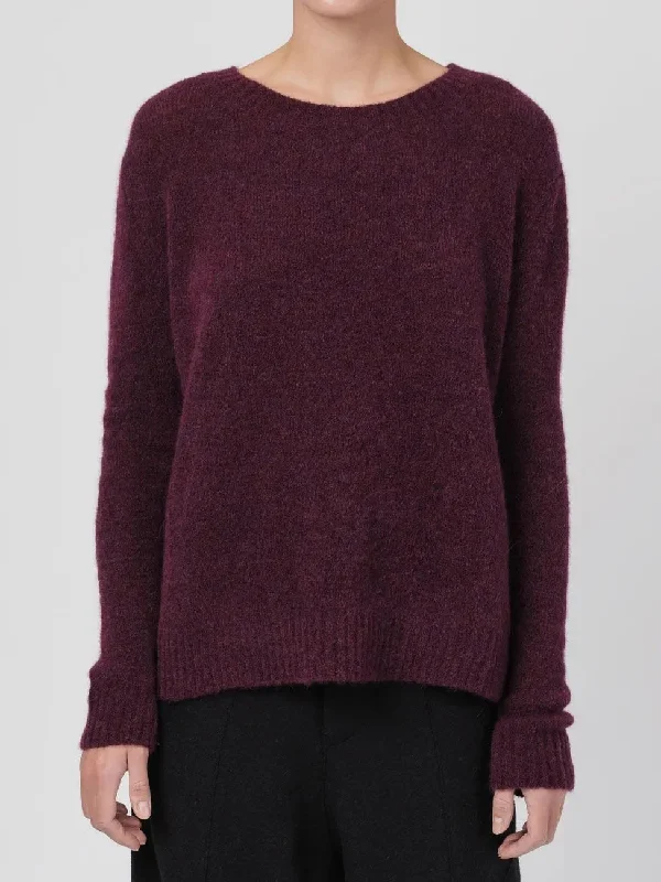 JUMPER Silk Blend Satin Velvet