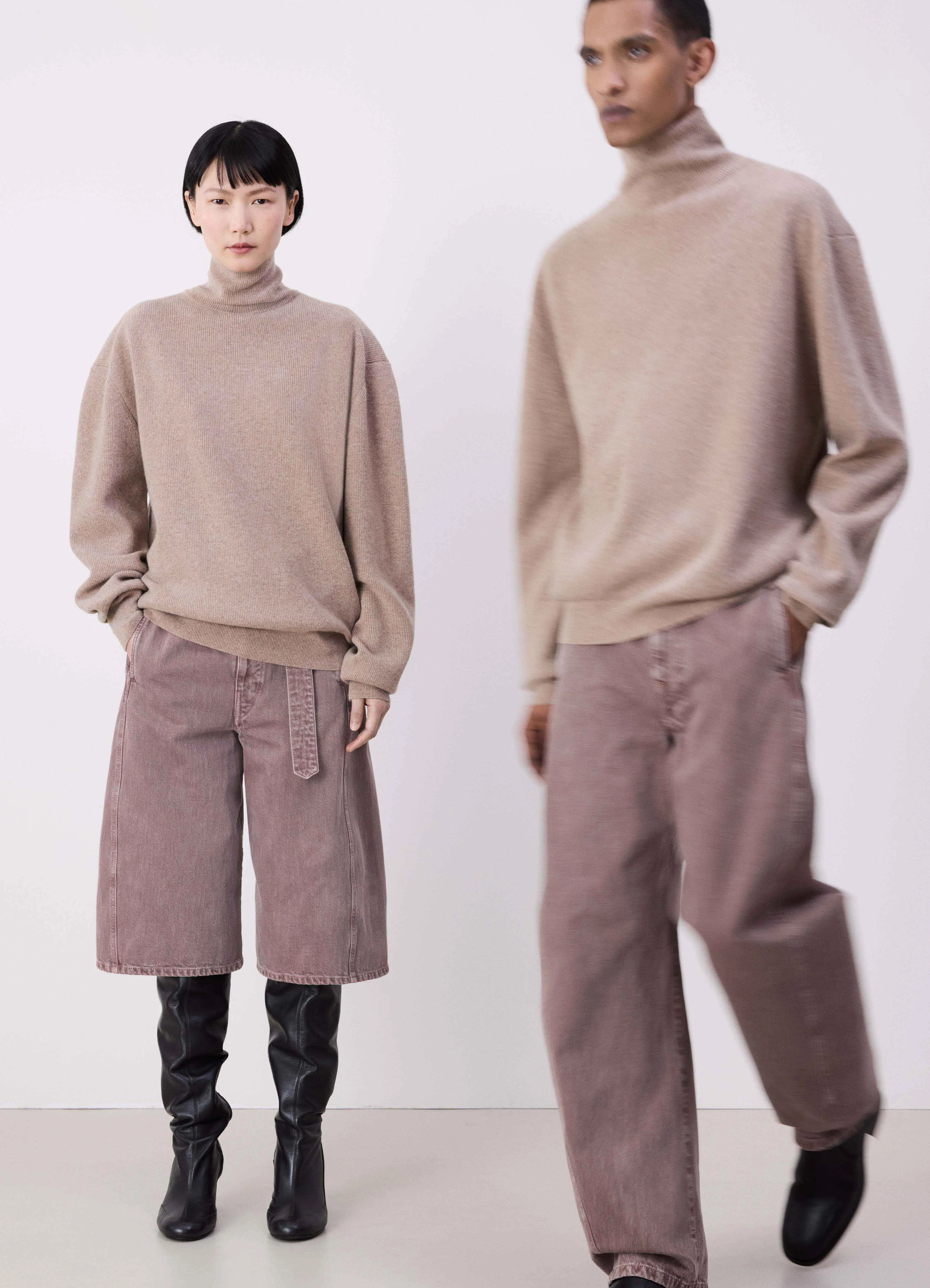 TURTLENECK JUMPER Zippered Front Buttoned Front Snap Front