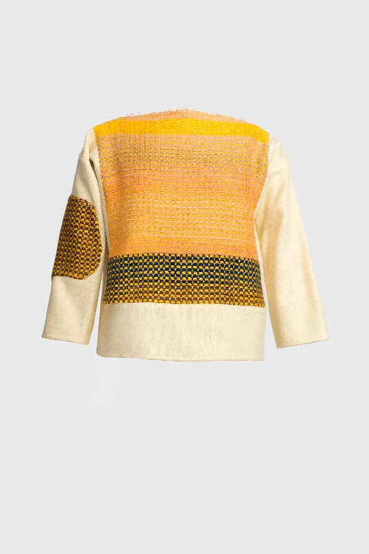 Honey Jumper - UNISEX Herringbone Houndstooth Plaid