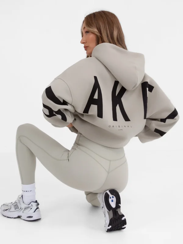 Isabel Oversized Hoodie - Grey Oversized Hoodie Comfort Casual