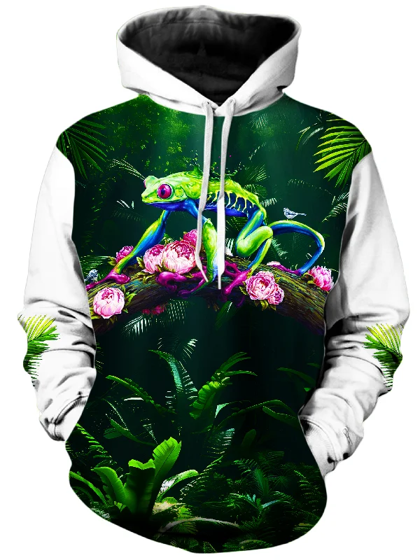 Fern Blossom Unisex Hoodie Hooded Sweatshirt Casual Wear Street Style