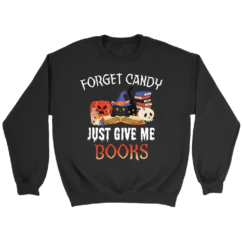 "Forget Candy" Sweatshirt Hoodie with Fur Luxurious Winter