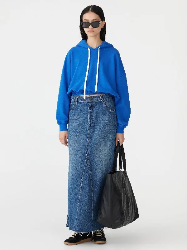 gathered hooded sweat Hoodie with Mesh Breathable Sporty