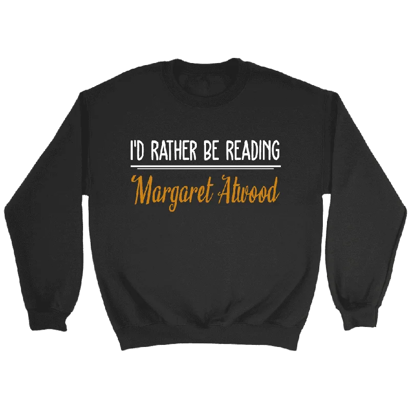 "I'd Rather Be reading MA" Sweatshirt Hoodie with Zipper Versatile Modern