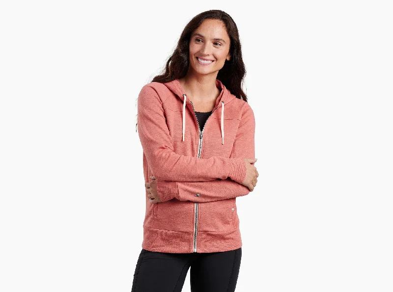 Women's Lola Full-Zip Hoody - Arabesque Hoodie with Reflective Safety Nightwear