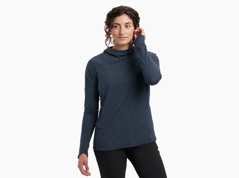 Women's Suprima Hoody - Lakewood Hoodie with Hem Detail Decorative Unique
