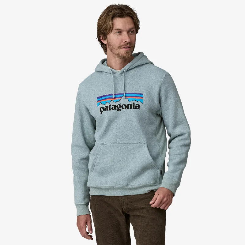 P-6 Logo Uprisal Hoody - Thermal Blue Hoodie with Belted Waist Structured Tailored