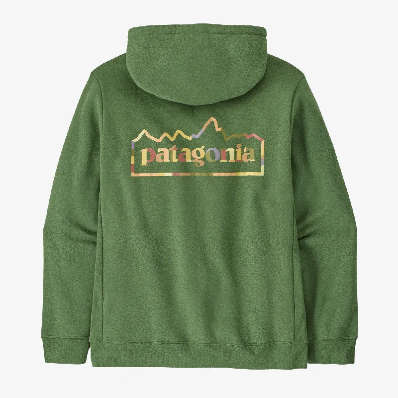 Unity Fitz Uprisal Hoody - Terrain Green Hoodie with V-Neck Classic Versatile