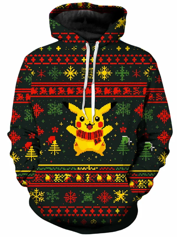 Pika Cheer Unisex Hoodie Hoodie with Camouflage Military Edgy