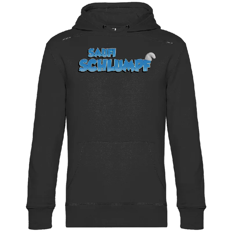 Premium Hoodie "Saufi Schlumpf" Hoodie with Tie-Dye Psychedelic Retro