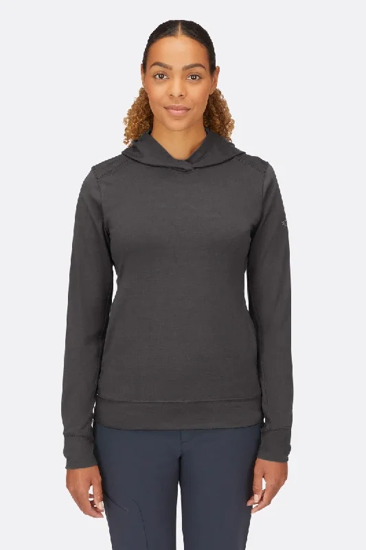 Women's Centrum Hoody - Graphene Hoodie with Bell Sleeves Flared Feminine