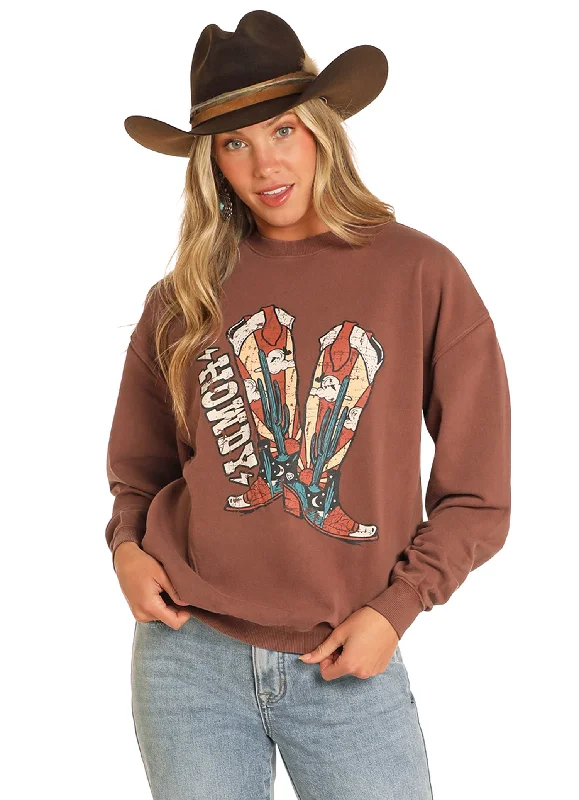 Howdy Oversized Sweatshirt Hoodie with Turtle Neck Cozy Winter