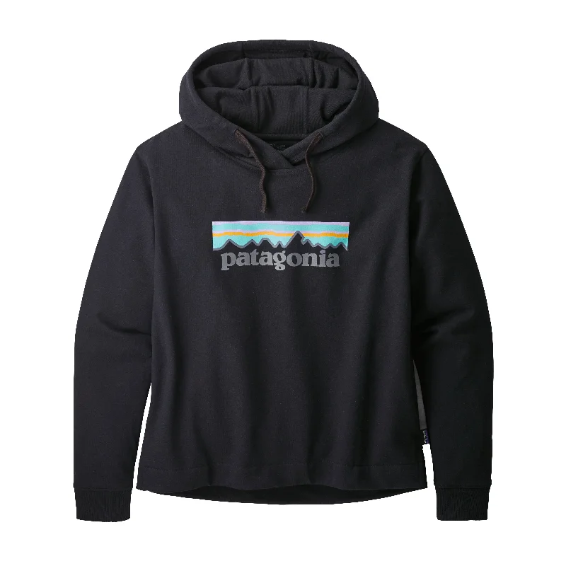 W's Pastel P-6 Logo Uprisal Hoody Hoodie with Ribbed Hem Stretchable Secure