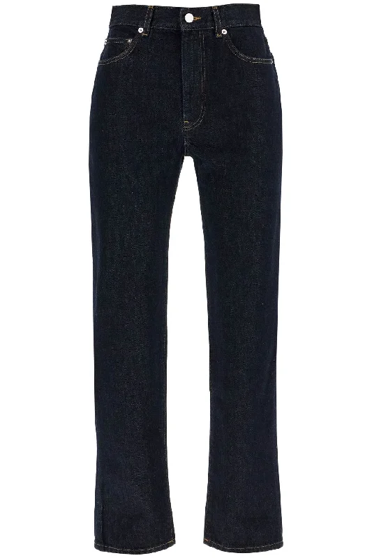 Organic Cotton Tapered Jeans  - Blue Casual Distressed Skinny Jeans