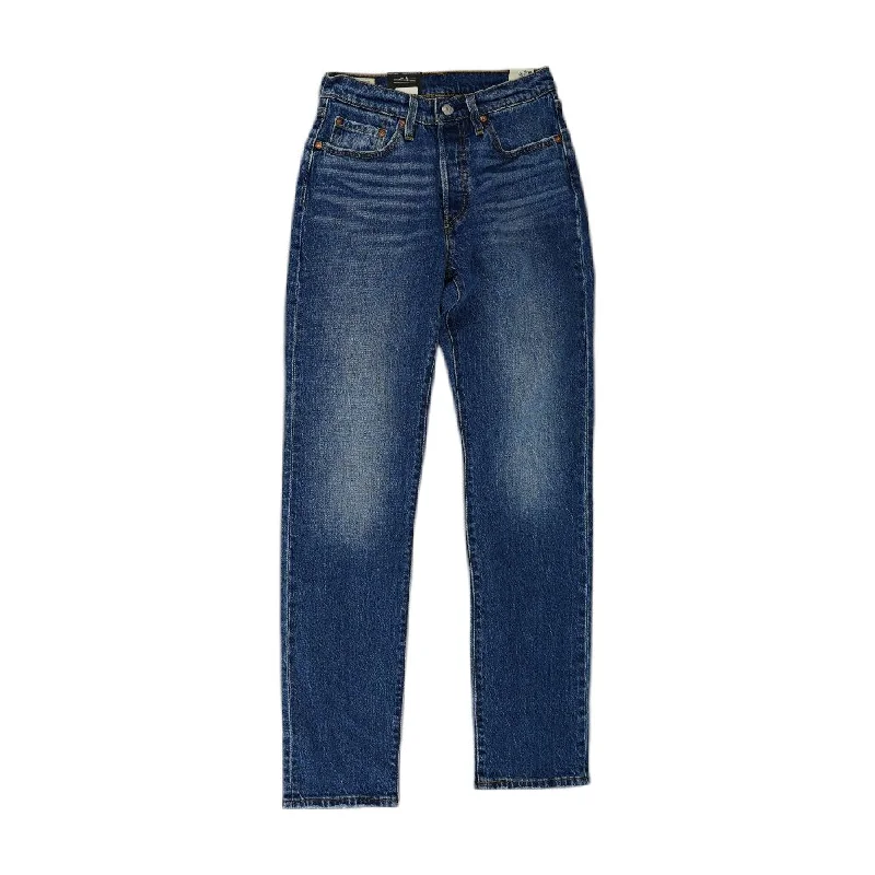 501 Solid Regular Jeans Trendy Button-Up High-Waist Jeans