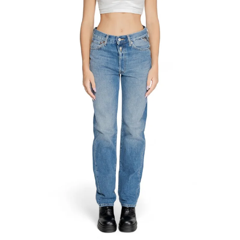 Blue Cotton Jeans & Pant Comfortable Straight-Legged Denim