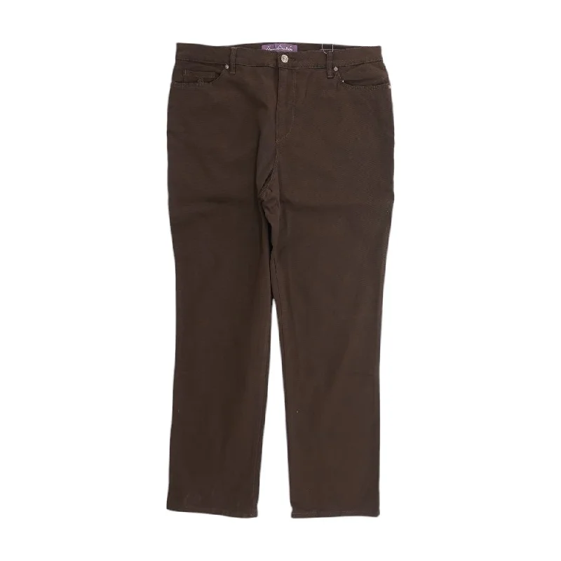 Brown Solid Jeans Fashionable White Denim Jeans