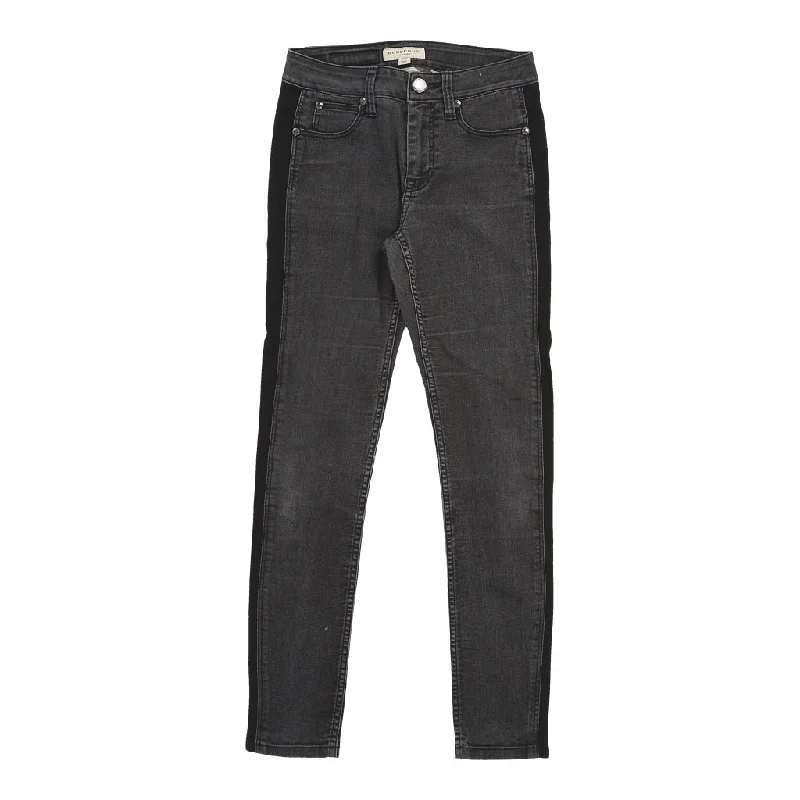 Burberry London Jeans - 28W UK 6 Black Cotton Stylish Tapered Fit Jeans