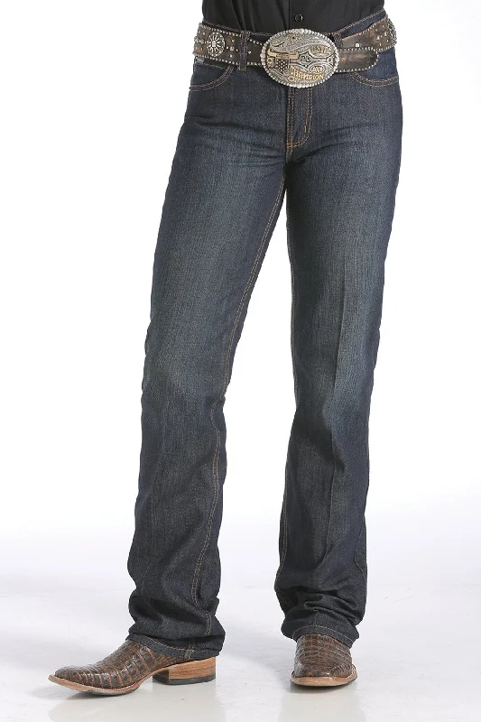 Cinch Ladies Jenna Relaxed Fit Jeans - MJ80152071 Classic Blue Denim Jeans