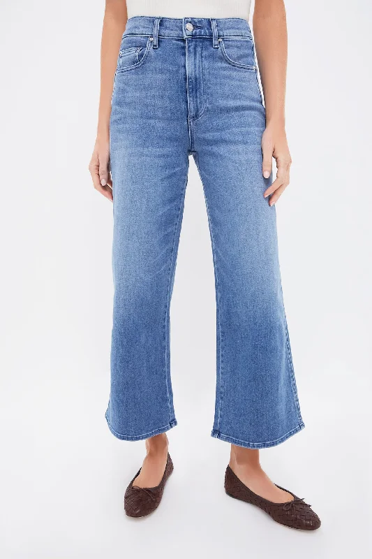 Clementine Juliette Wideleg Ankle Jean Casual Loose Fit Jeans