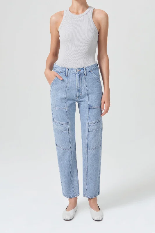 Agolde Cooper Cargo Pants in Rank Comfortable Maternity Pants