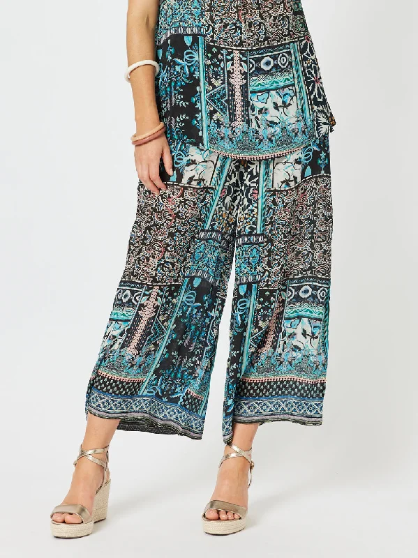 Crete Pant - Navy Comfy High-Waist Jeans