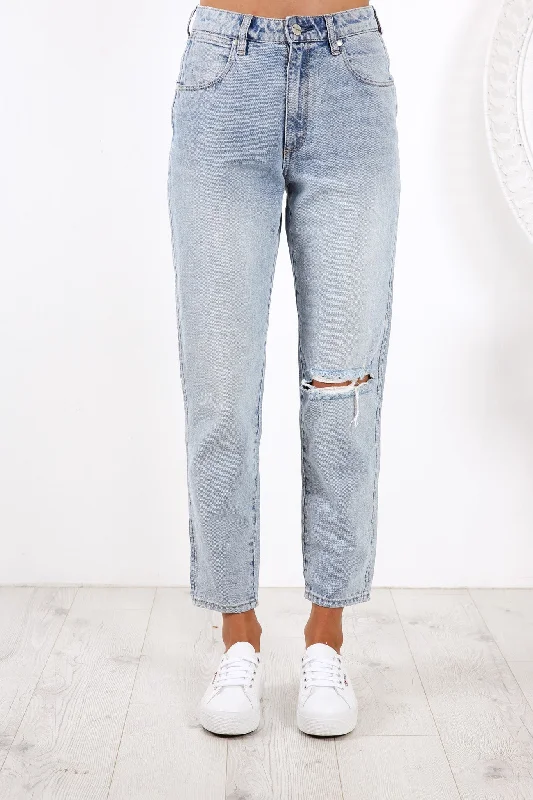Drew Jean Lucille Blue Casual Distressed Denim Jeans